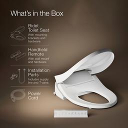 PureWash E815 Elongated bidet toilet seat with remote control - image 6