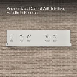 PureWash E725 Elongated bidet toilet seat with remote control - image 4