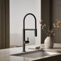 Components Semi-professional kitchen sink faucet with two-function sprayhead - image 2