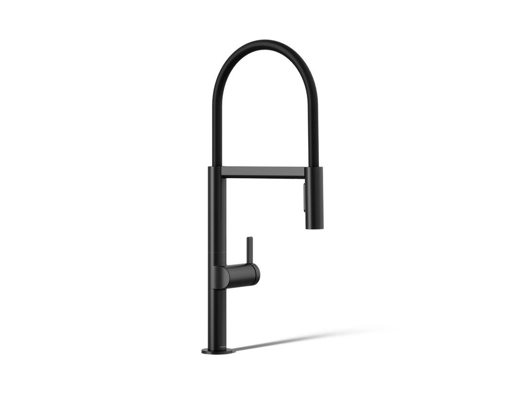 Components Semi-professional kitchen sink faucet with two-function sprayhead by Kohler