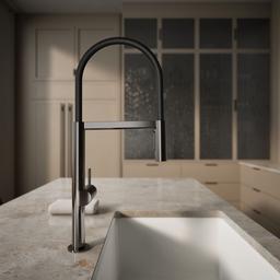 Components Semi-professional kitchen sink faucet with two-function sprayhead - image 7