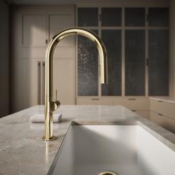 Components Pull-down kitchen sink faucet with two-function sprayhead - image 7