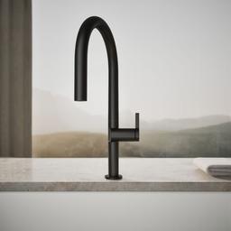 Components Pull-down kitchen sink faucet with two-function sprayhead - image 5