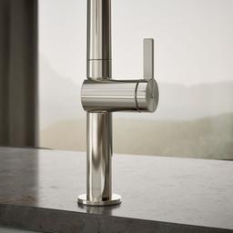 Components Pull-down kitchen sink faucet with two-function sprayhead - image 6