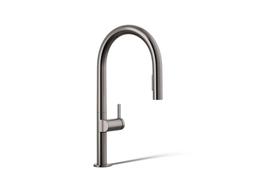 Components Pull-down kitchen sink faucet with two-function sprayhead - image 1