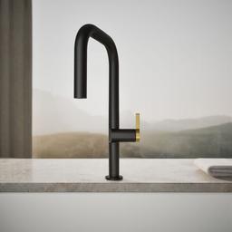 Components Pull-down kitchen sink faucet with two-function sprayhead - image 5