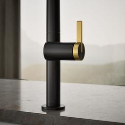 Components Pull-down kitchen sink faucet with two-function sprayhead - image 6