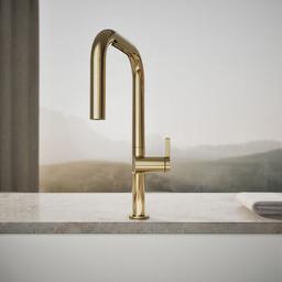 Components Touchless pull-down kitchen sink faucet with two-function sprayhead - image 5