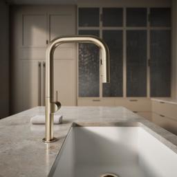 Components Touchless pull-down kitchen sink faucet with two-function sprayhead - image 7