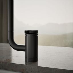 Components Single-handle kitchen sink faucet with two-function extended-reach spout and side sprayer - image 6