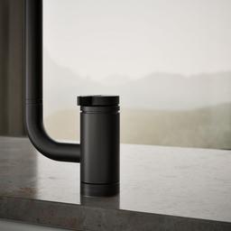 Components Single-handle kitchen sink faucet with two-function extended-reach spout and side sprayer - image 6