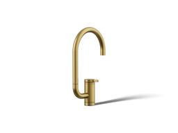 Components Single-handle bar sink faucet with two-function extended-reach spout - image 1