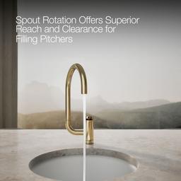 Components Single-handle bar sink faucet with two-function extended-reach spout - image 7