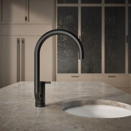 Components Single-handle bar sink faucet with two-function extended-reach spout - image 6