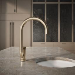 Components Single-handle bar sink faucet with two-function extended-reach spout - image 6