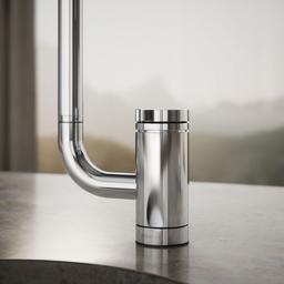 Components Single-handle bar sink faucet with two-function extended-reach spout - image 5