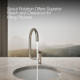 Components Single-handle bar sink faucet with two-function extended-reach spout - image 7