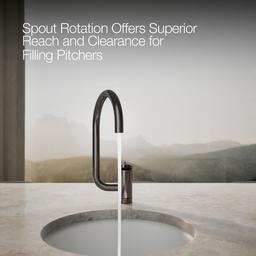 Components Single-handle bar sink faucet with two-function extended-reach spout - image 7