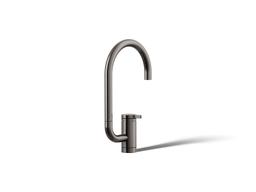 Components Single-handle bar sink faucet with two-function extended-reach spout - image 1