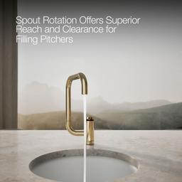 Components Single-handle bar sink faucet with two-function extended-reach spout - image 7