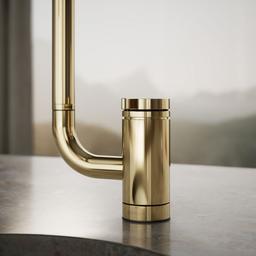 Components Single-handle bar sink faucet with two-function extended-reach spout - image 5