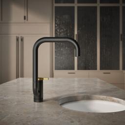 Components Single-handle bar sink faucet with two-function extended-reach spout - image 6