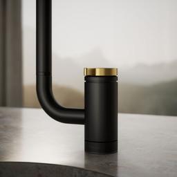 Components Single-handle bar sink faucet with two-function extended-reach spout - image 5