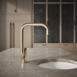 Components Single-handle bar sink faucet with two-function extended-reach spout - image 6