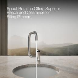 Components Single-handle bar sink faucet with two-function extended-reach spout - image 7