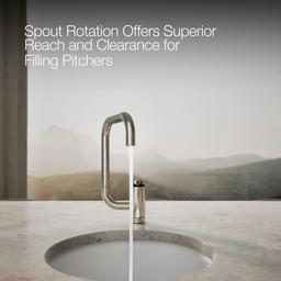 Components Single-handle bar sink faucet with two-function extended-reach spout - image 7