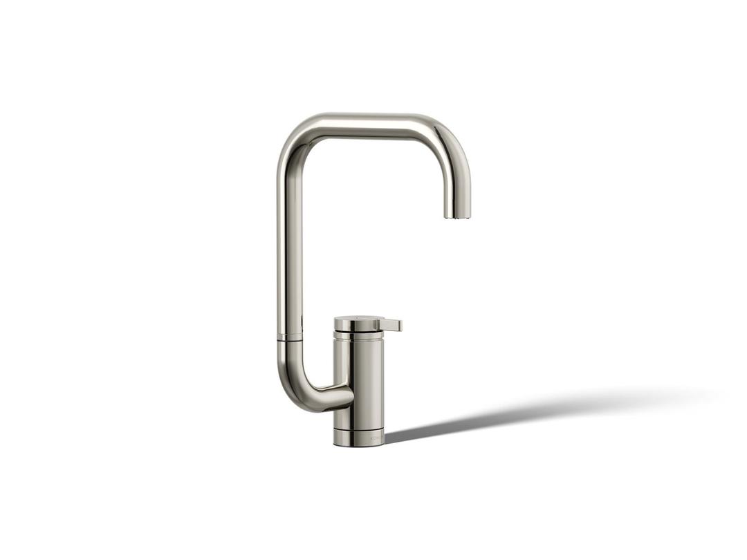 Components Single-handle bar sink faucet with two-function extended-reach spout by Kohler