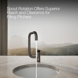 Components Single-handle bar sink faucet with two-function extended-reach spout - image 7