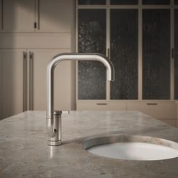 Components Single-handle bar sink faucet with two-function extended-reach spout - image 6