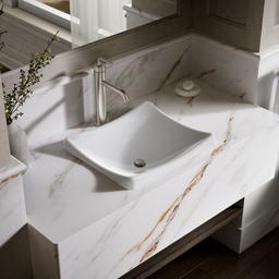 DemiLav 18-1/4'' rectangular vessel bathroom sink, no overflow - image 2