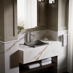 DemiLav 18-1/4'' rectangular vessel bathroom sink, no overflow - image 4