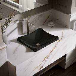 DemiLav 18-1/4'' rectangular vessel bathroom sink, no overflow - image 2