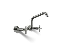 BilletE Two-hole wall-mount bridge kitchen sink faucet - image 1