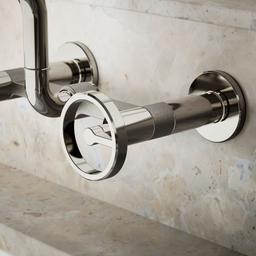 BilletE Two-hole wall-mount bridge kitchen sink faucet - image 5