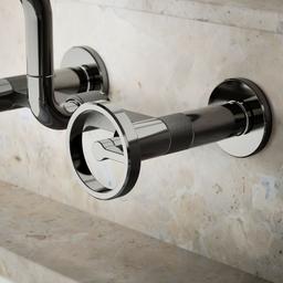 BilletE Two-hole wall-mount bridge kitchen sink faucet - image 5