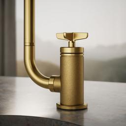 BilletE Single-handle kitchen sink faucet with two-function extended-reach spout and side sprayer - image 5