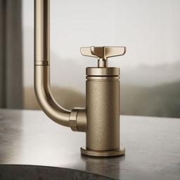 BilletE Single-handle kitchen sink faucet with two-function extended-reach spout and side sprayer - image 5