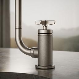 BilletE Single-handle kitchen sink faucet with two-function extended-reach spout and side sprayer - image 5