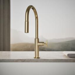 BilletE Pull-down kitchen sink faucet with two-function sprayhead - image 5
