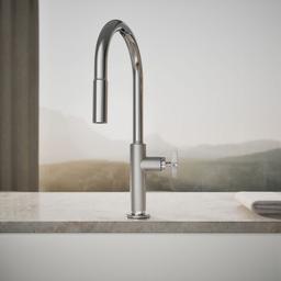 BilletE Pull-down kitchen sink faucet with two-function sprayhead - image 5