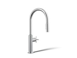 BilletE Pull-down kitchen sink faucet with two-function sprayhead - image 1