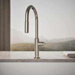 BilletE Pull-down kitchen sink faucet with two-function sprayhead - image 5
