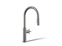 BilletE Pull-down kitchen sink faucet with two-function sprayhead - image 1