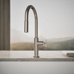BilletE Pull-down kitchen sink faucet with two-function sprayhead - image 5