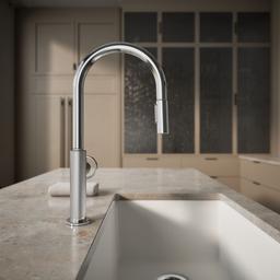 BilletE Pull-down kitchen sink faucet with two-function sprayhead - image 7