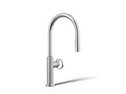 BilletE Pull-down kitchen sink faucet with two-function sprayhead - image 1